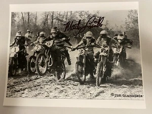 marty smith motocross signed photo 8 1/2” X 11” - Picture 1 of 1
