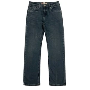 LEVI’S 514 Boys Straight Fit Medium Wash Denim Jean 28/28 - Picture 1 of 8
