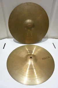 ¡ÚNICO DUEÑO DESDE NUEVO! PaiSTe 2002 ¡platillos de sombrero alto con logotipo negro de rock! LOTE J1 - Imagen 1 de 14