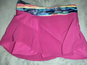 Athleta Girl Pink Multicolored Skirt Skort Girls Sz 14  - Picture 1 of 4