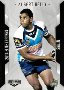 2014 GOLD COAST TITANS NRL Card ALBERT KELLY Elite - Picture 1 of 2