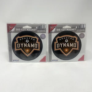 Houston Dynamo Soccer Fan Gift Set of Two Die-Cut Magnets Team Sport Futbol - Picture 1 of 4