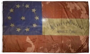 22nd Mississippi Infantry Regiment Liberty Guards 3x5 Flag - Vintage - Bild 1 von 1