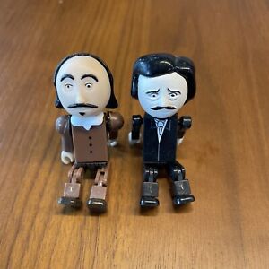 Accoutrements Lil Genius Figures Edgar Allen Poe And Shakespeare Lot of 2