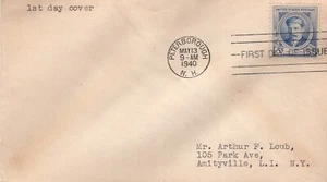 US FDC #882 – 1940 Famous Americans: 5c Edward A. MacDowell ST2831 - Picture 1 of 2