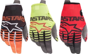 YOUTH ALPINESTARS RADAR MOTOCROSS MX BIKE KIDS GLOVES orange yellow red - Picture 1 of 7