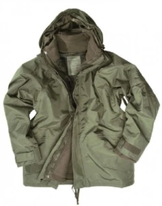 US ECWCS Clima Frío Húmedo Nässeschutz Parka Ejército Chaqueta Polar Verde Oliva XXLarge - Imagen 1 de 2
