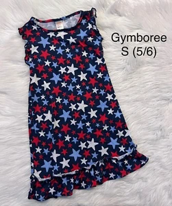 Gymboree 4th of July Red White and Cute Nightgown S (5/6) - Picture 1 of 3