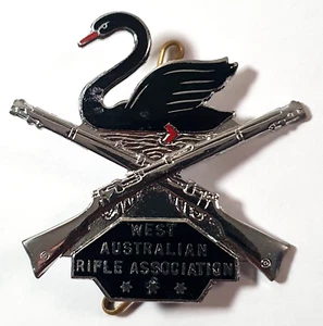 West Australian Rifle Association Metal & Enamel Coat Badge. Post 1950. Scarce - Picture 1 of 6