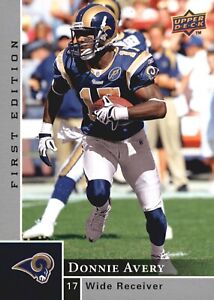 2009 Upper Deck First Edition Silver #136 Donnie Avery St. Louis Rams