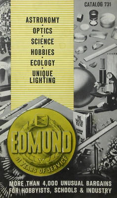 Edmund Science Equipment Computer Catalog Optics Microscopes Math Lasers 1972 Foto 1 de 4