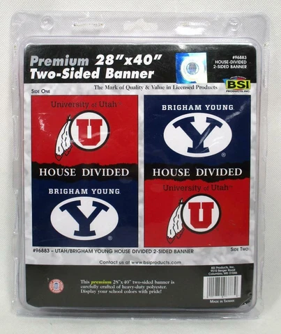 Utah Brigham Young House Divided 2 Sided Banner 28" x 40" Yard Garden Flag A-6 Cover