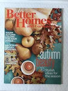 Better Homes and Gardens Magazine – October 2015~ Autumn Beauty~Backyard~Colors - Picture 1 of 2