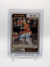 2023 Topps Heritage Real One Auto Gunnar Henderson RC Rookie #ROA-GH Mint