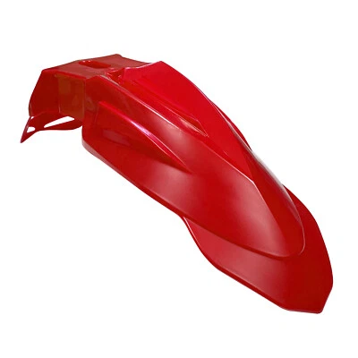 MF6057 Parafango Anteriore Rosso Universale per Cross Motard Enduro Supermoto - Immagine 1 di 4