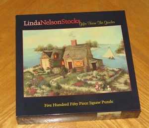 Linda Nelson Stocks - Gifts From The Garden - Vintage Ceaco 550 Piece Puzzle - Picture 1 of 5