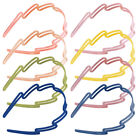  6 Pcs Hard Hair Band Teeth Comb Hairband Plastic Headband Korean Version