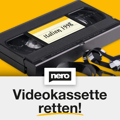 Nero Videokassette retten – Video Grabber inkl. Videobearbeitungssoftware - Bild 1 von 4
