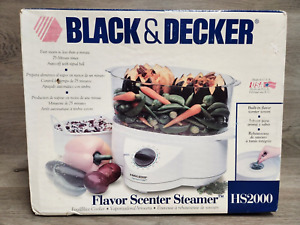 New Black & Decker Flavor Scenter Steamer & Rice Cooker HS2000 Open Box