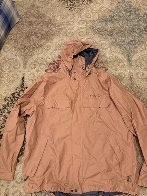 Cortavientos con capucha Columbia XXL tostado para hombre Foto 1 de 4