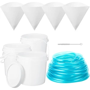Kit de 3 juegos de roscado de jarabe de arce incluido 3 cubos con tapa, 3 sir de arce metálico... - Imagen 1 de 4