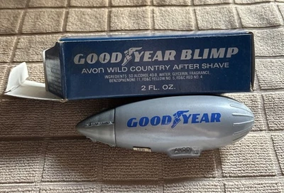 AVON Champion Goodyear Blimp 2 oz. Wild Country After Shave Broken Fins See Pics - Image 1 of 4