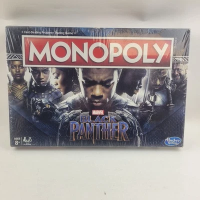 Monopoly Black Panther Chadwick Boseman primero en serie sellado de fábrica nuevo en caja 2018 Foto 1 de 4