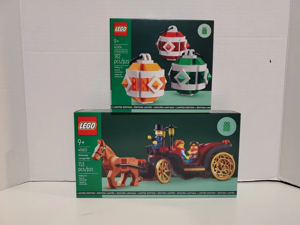 LEGO 40603 Wintertime Carriage Ride VIP 2023 GWP Retired Limited NISB