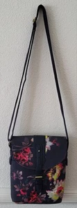 Joules Medium Floral PU Coated Crossbody Bag - Picture 1 of 9