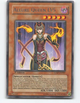 Allure Queen LV5 #CDIP-EN007 1st Edition YuGiOh Card - Image 1 of 2
