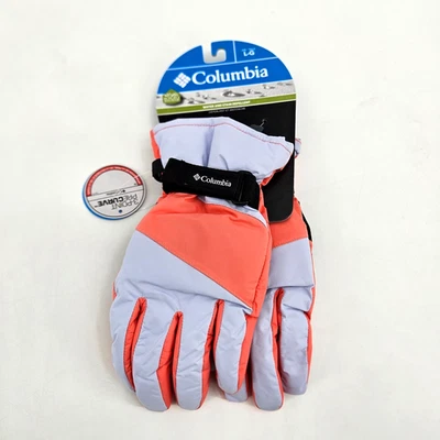 Columbia Youth Core III Gloves Girls Size Large Purple and Hot Coral NEW NWT - Image 1 of 4