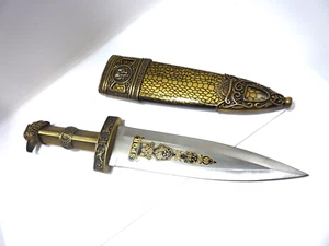 Stainless Roman Dagger With Sheath SPQR ROMAN DAGGER - Picture 1 of 9