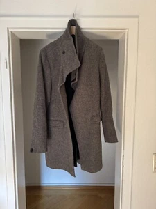 AllSaints Wollmantel Grau (Größe 38 = M) 100% Wolle (Neupreis 349€) - Bild 1 von 11