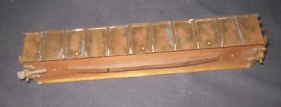 O Scale Brass 44' Steel Sided Gondola - Image 1 of 4
