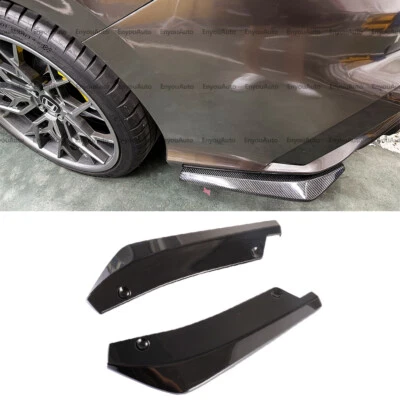 For Honda Civic SI Sedan Coupe Rear Bumper Lip Splitter Diffuser Glossy Black Foto 1 de 4