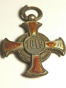 ORDEN DE CRUZ DE MÉRITO DE PLATA AUSTRIACA 1849 - Imagen 1 de 12