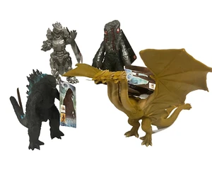 4 HIGOS DE 6' PELÍCULA GODZILLA BANDAI 2022 - HEDORAH, KING G, MECHA, GODZILLA - Imagen 1 de 5