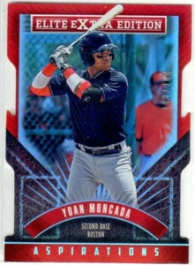 2015 Elite E.E. YOAN MONCADA Die-Cut RED ASPIRATIONS ROOKIE #1! #102/100! - Picture 1 of 1