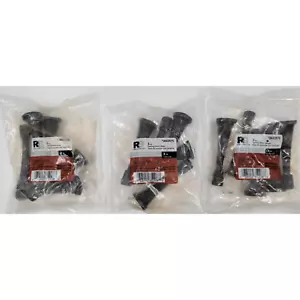 Tope de puerta de resorte 3" tapón de acero con parachoques, bronce frotado con aceite 5 paquetes lote de 3 - Imagen 1 de 5