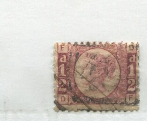 1870 1/2d Plate 6 DF used - Picture 1 of 1