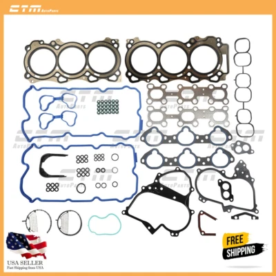 Head Gasket Set Fit 09-14 Nissan Altima Maxima Murano Quest 3.5L DOHC VQ35DE - Image 1 of 4