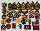 33 Pcs Rasta African Embroidered Patches iron-on