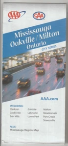 Mississauga Oakville Milton Ontario Canada Map by AAA Folded Map 2008 - Imagen 1 de 4