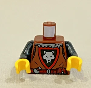 LEGO® Castle Wolfpack Torso Minifigure Body Part Wolf Logo 10332 973pb5568c01 - Picture 1 of 4