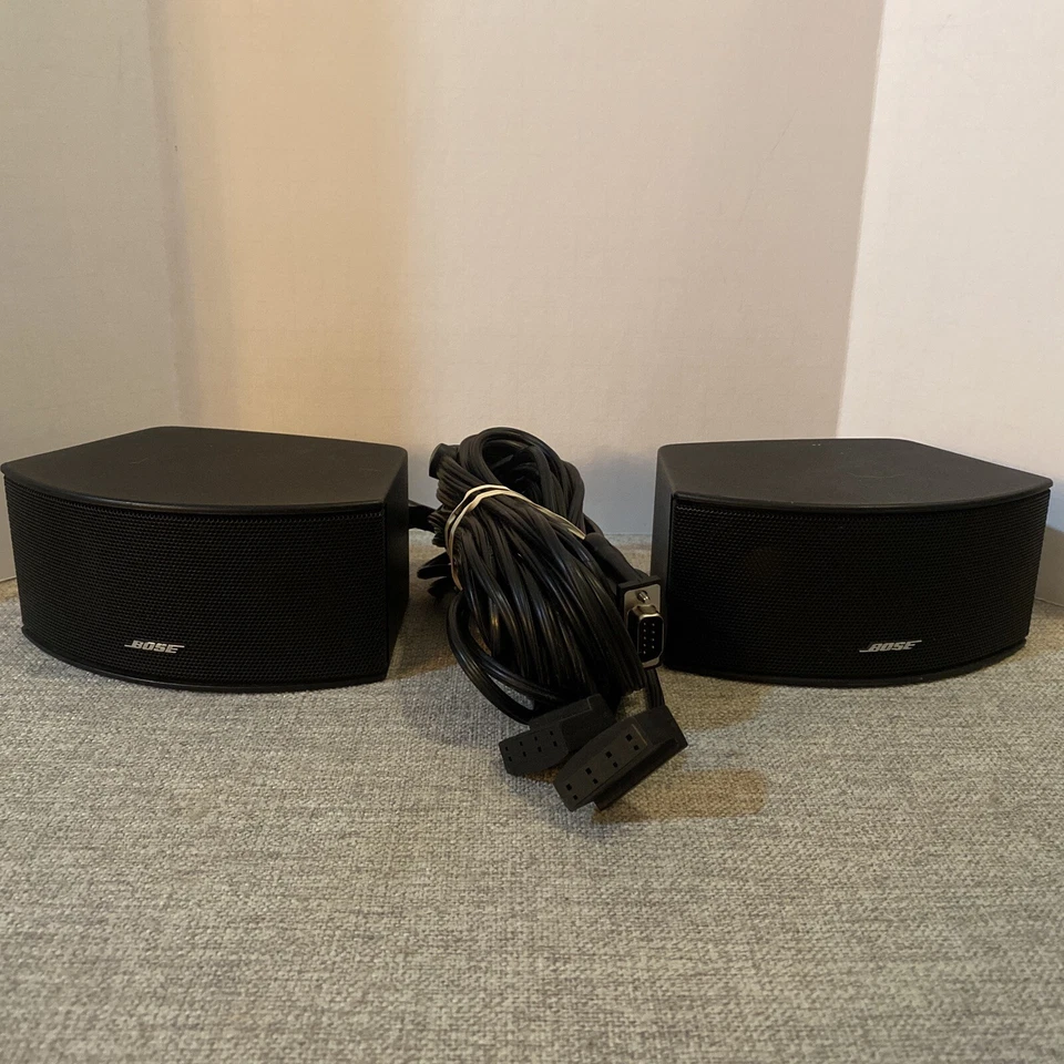 Set of 2 Bose Gemstone Speaker AV321 3-2-1 GS/GSX Cinemate Series I II III -Gray - Imagem 1 de 4