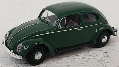 Busch NEW HO 1/87 Scale 1955 VW Beetle Bug in Dark Green Finish - Image 1 of 4
