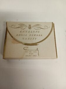 VINTAGE COTY Compact Envelope Loose Powder Vanity & Face Powder In Original Box 
