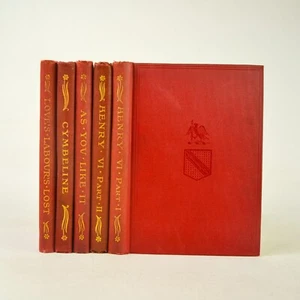 1901 The University Society Shakespeare Book Lover's Edition, 5 Volumes VGC - Picture 1 of 9