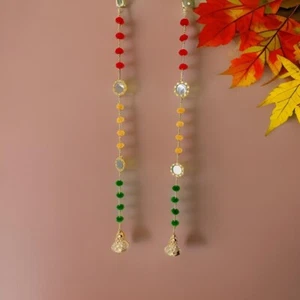Multicolor Strings Pom Pom For Decoration Diwali Festival - Picture 1 of 3
