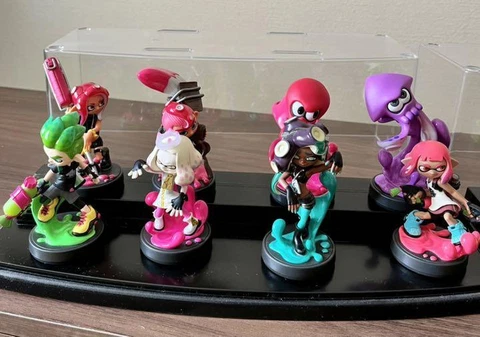 lot bulk amiibo Splatoon - Complete Set of 16 Kinds Figure Rare Japan F/S lot Cover